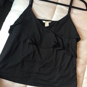 Simple black tank.